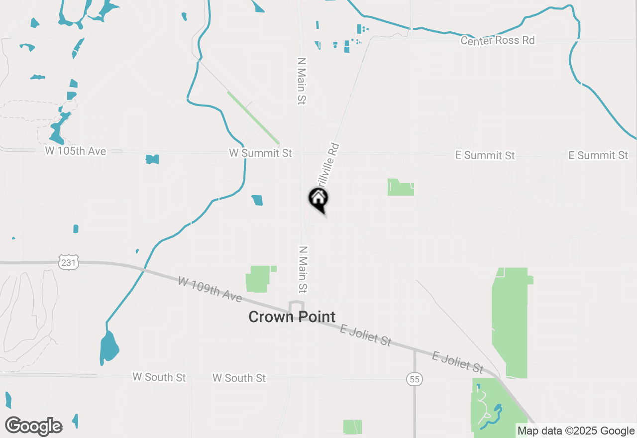 Map of 200 E Goldsborough Street, Crown Point, IN 46307
