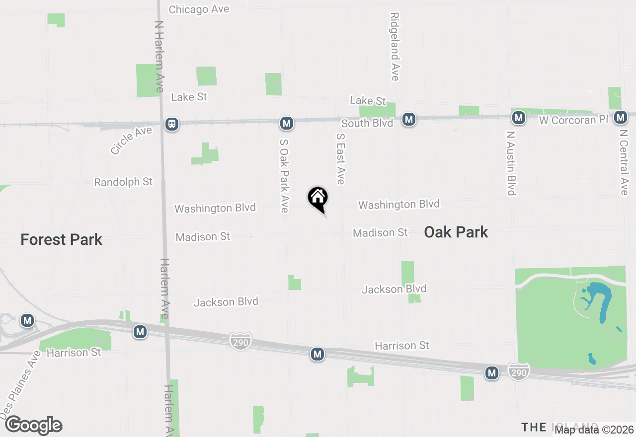 Map of 415 Wesley Avenue #24, Oak Park, IL 60302