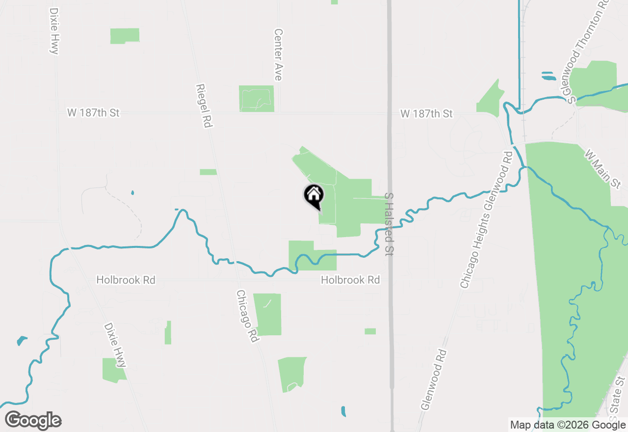 Map of 19049 Jonathan Lane, Homewood, IL 60430