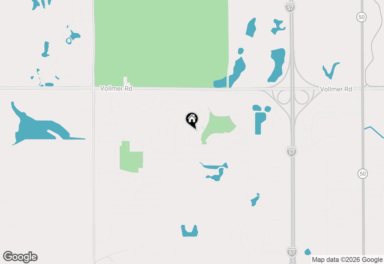 Map of 133 Deerpath Road, Matteson, IL 60443