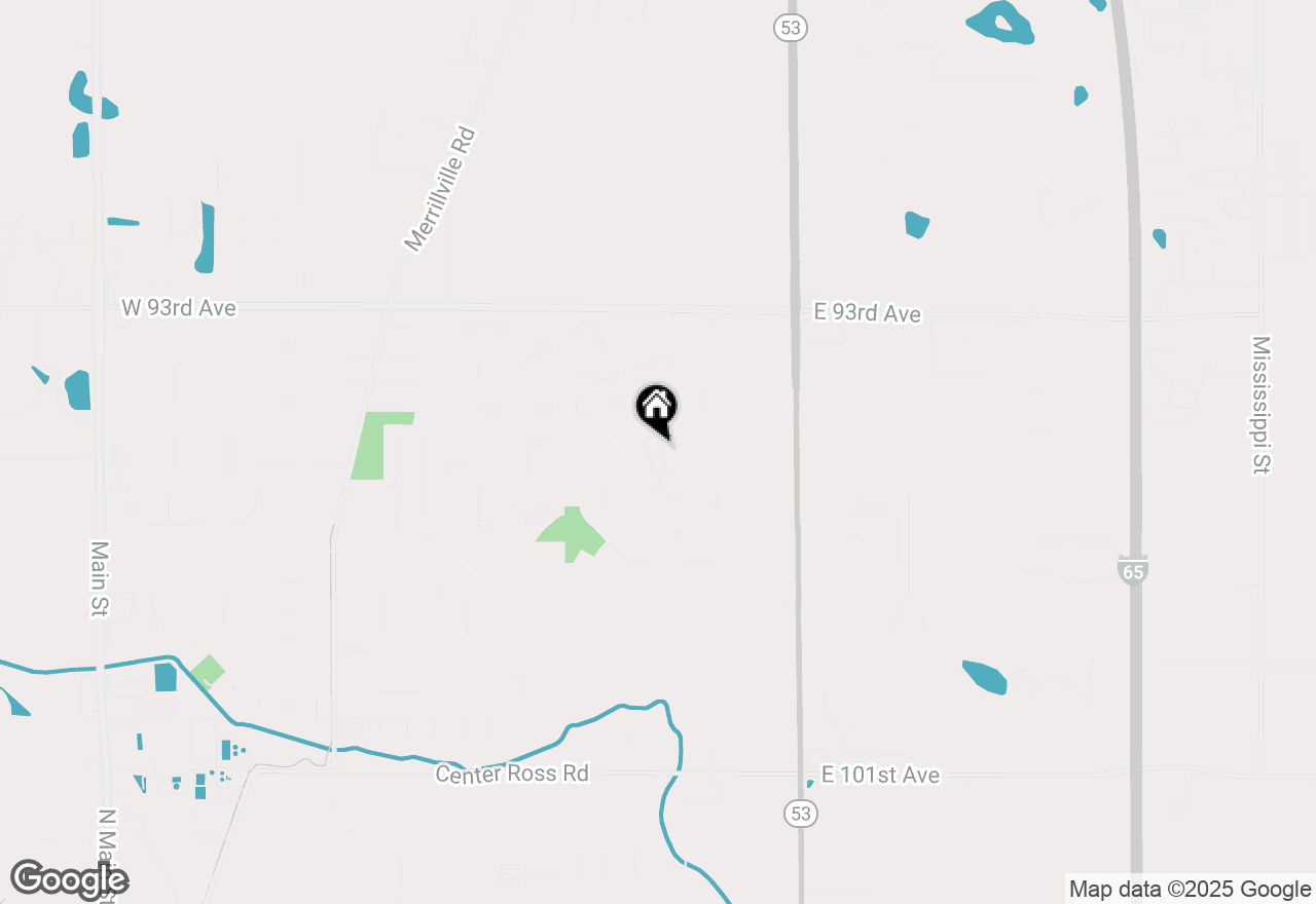 Map of 9551 Luebcke Lane, Crown Point, IN 46307