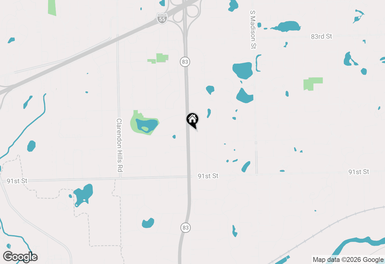 Map of 10S330 Oneill Drive, Burr Ridge, IL 60527