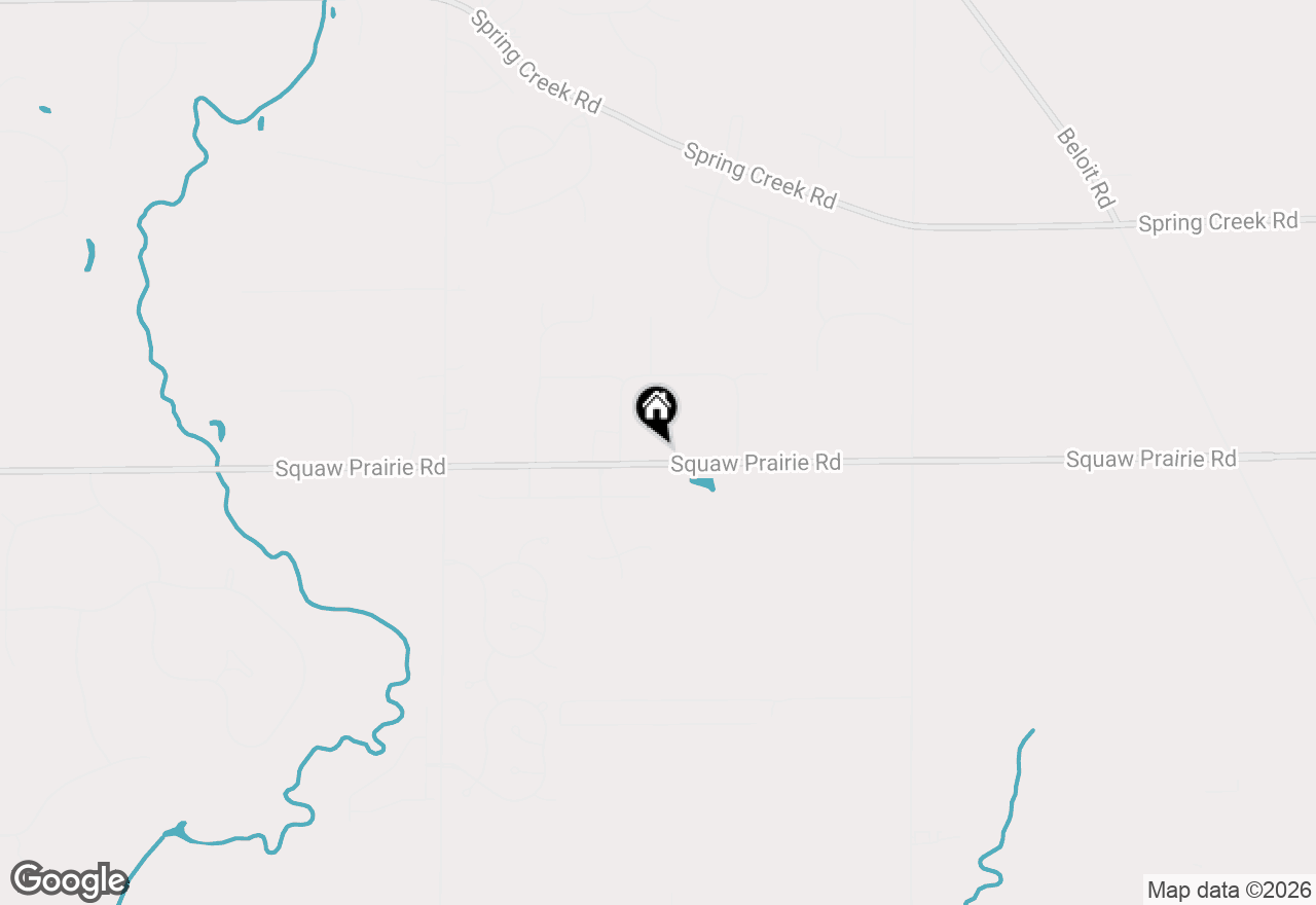 Map of 2412 Squaw Prairie Road, Belvidere, IL 61008