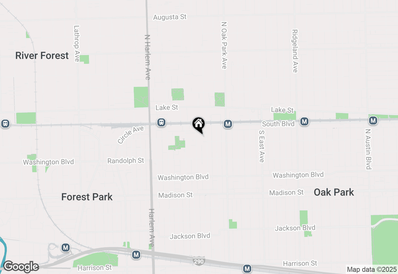 Map of 138 Clinton Avenue #2, Oak Park, IL 60302