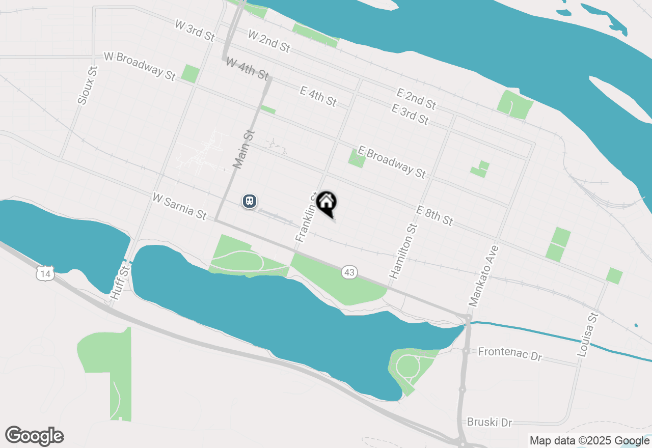 Map of 528 Kansas St, Winona, MN 55987