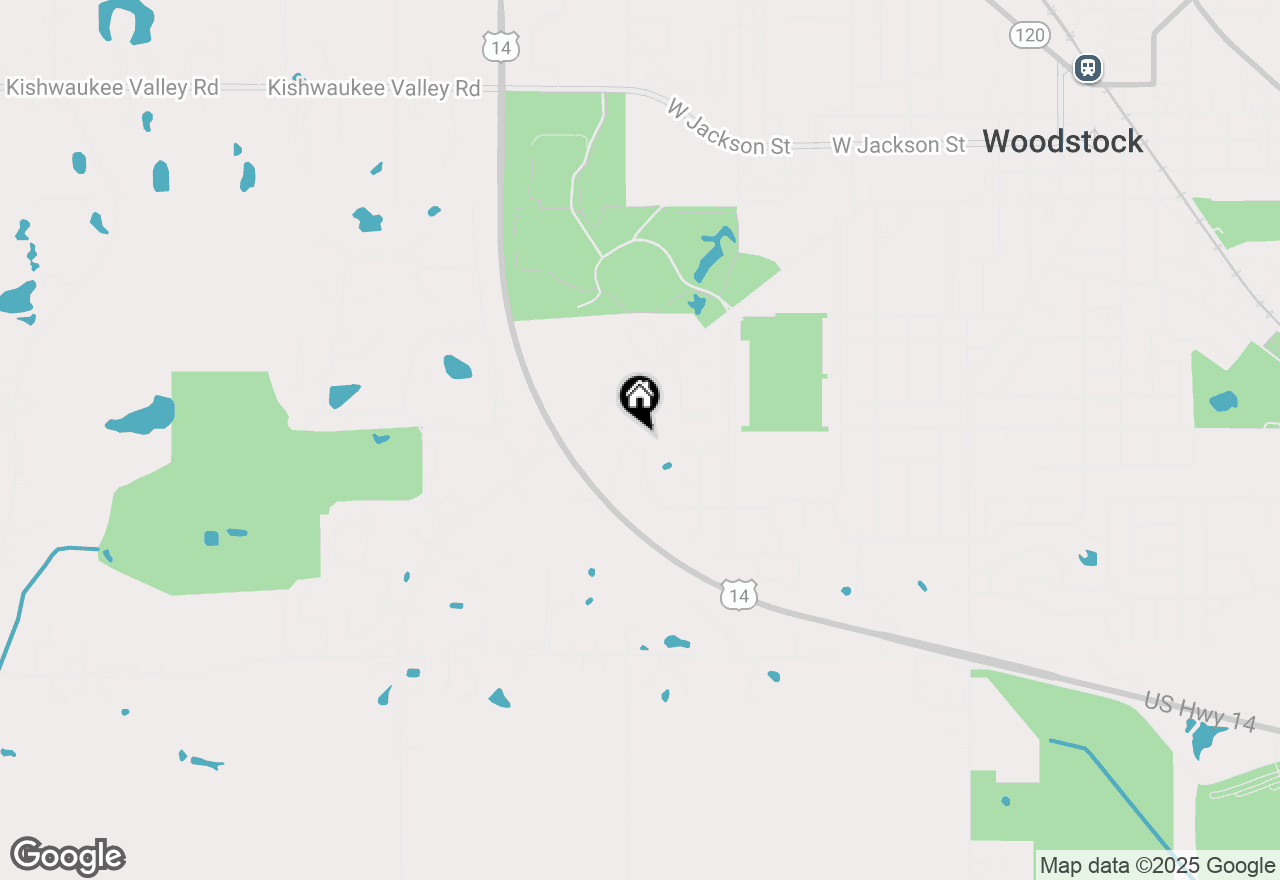 Map of 1032 Golden Avenue, Woodstock, IL 60098