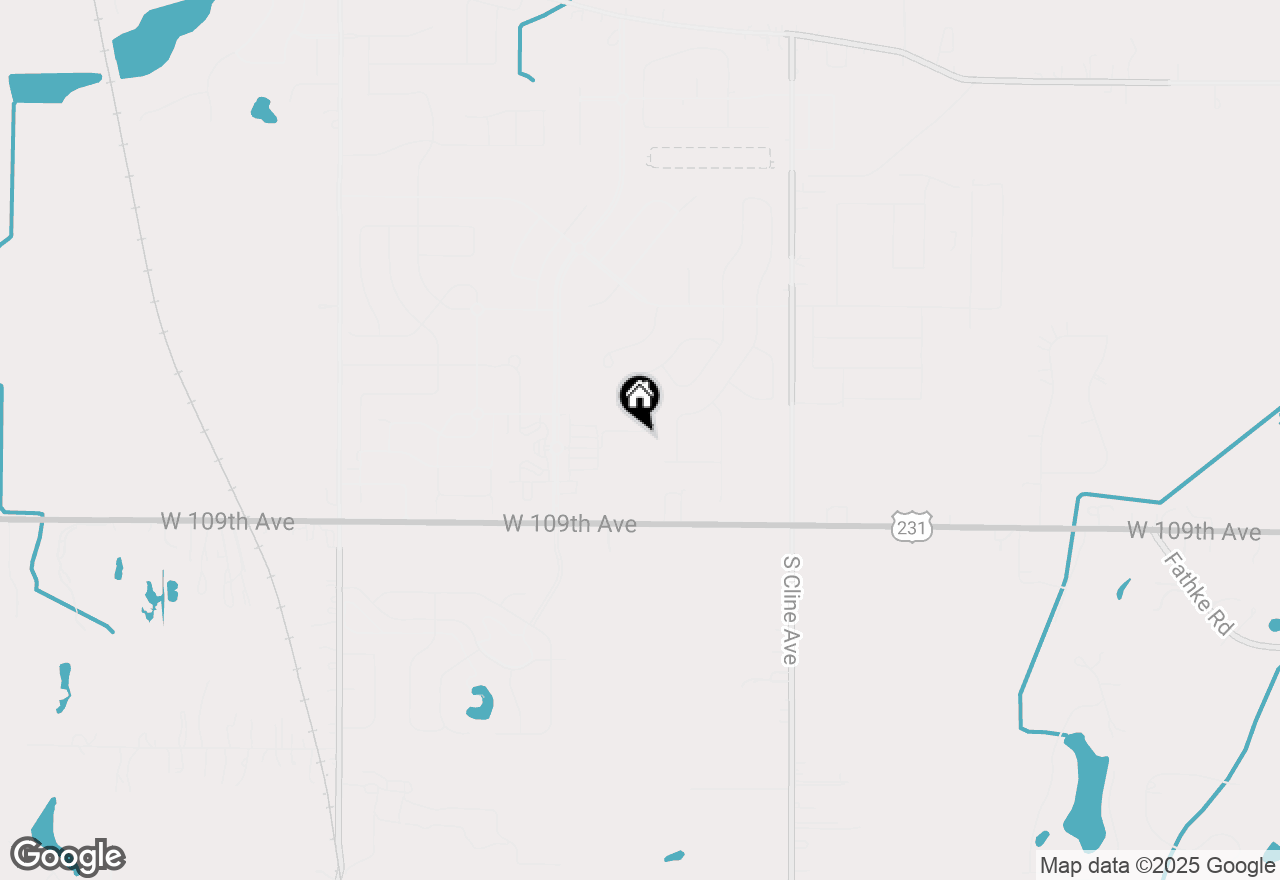 Map of 8587 Larkspur Terrace, St. John, IN 46373