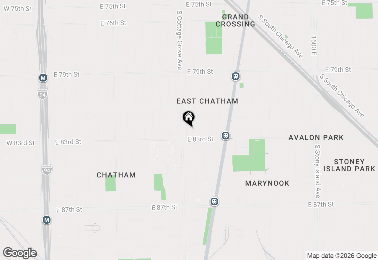 Map of 8222 S Maryland Avenue, Chicago, IL 60619