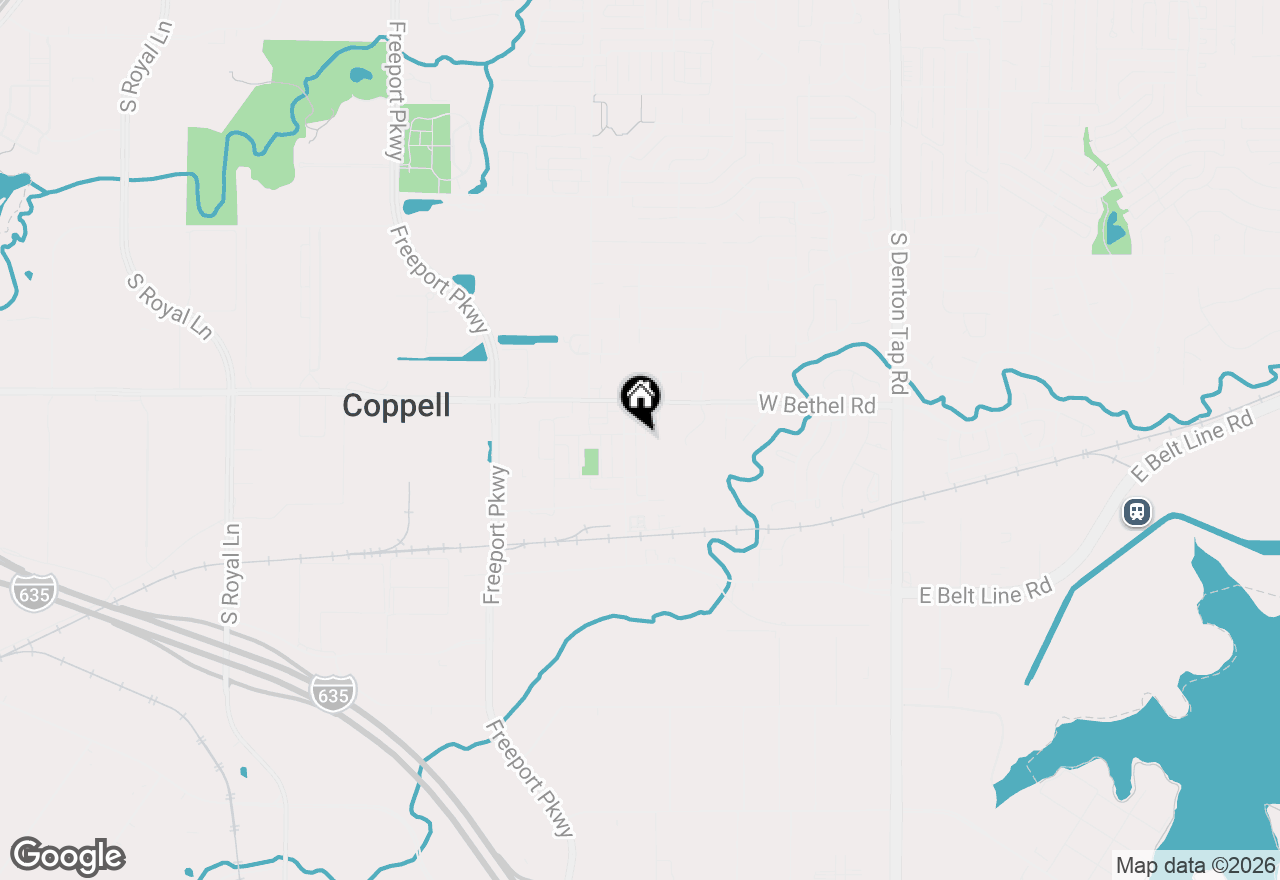 Map of 723 Cameron Court, Coppell, TX 75019