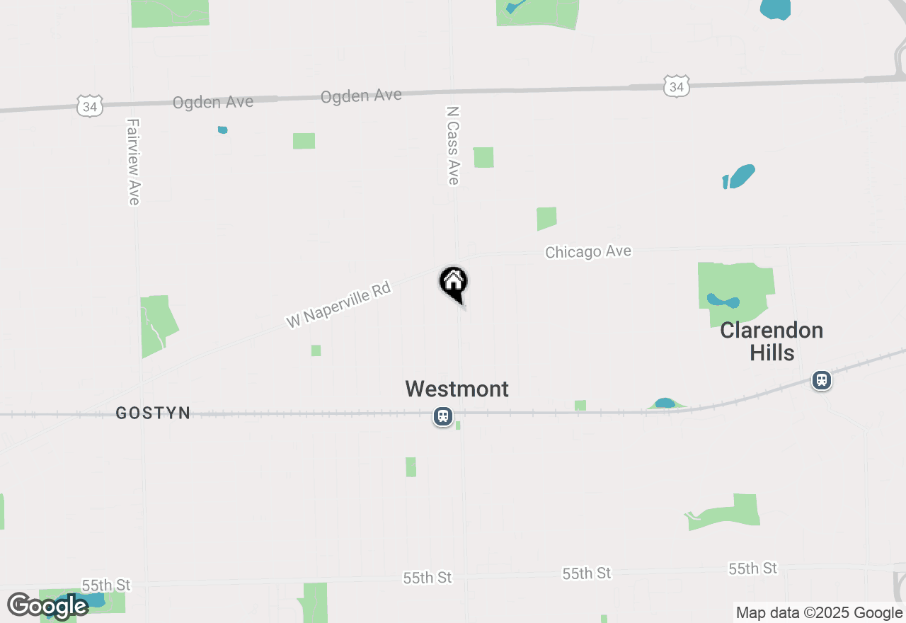 Map of 210 N Cass Avenue #6, Westmont, IL 60559