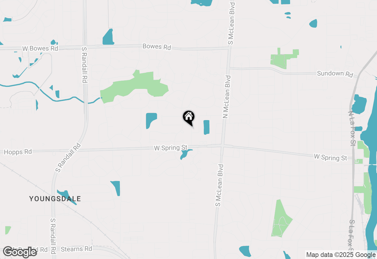 Map of 420 Sandhurst Lane, South Elgin, IL 60177