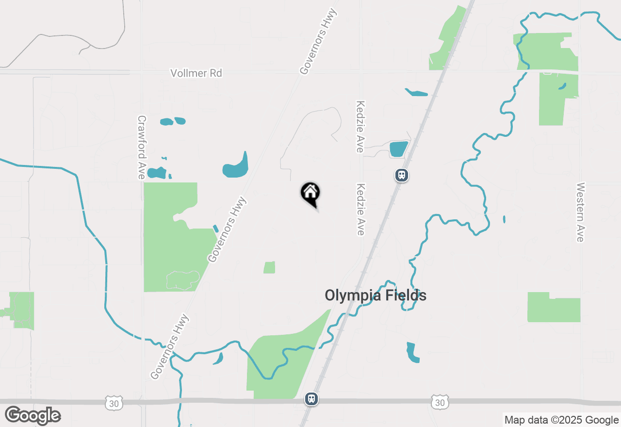 Map of 20407 Achilles Avenue, Olympia Fields, IL 60461