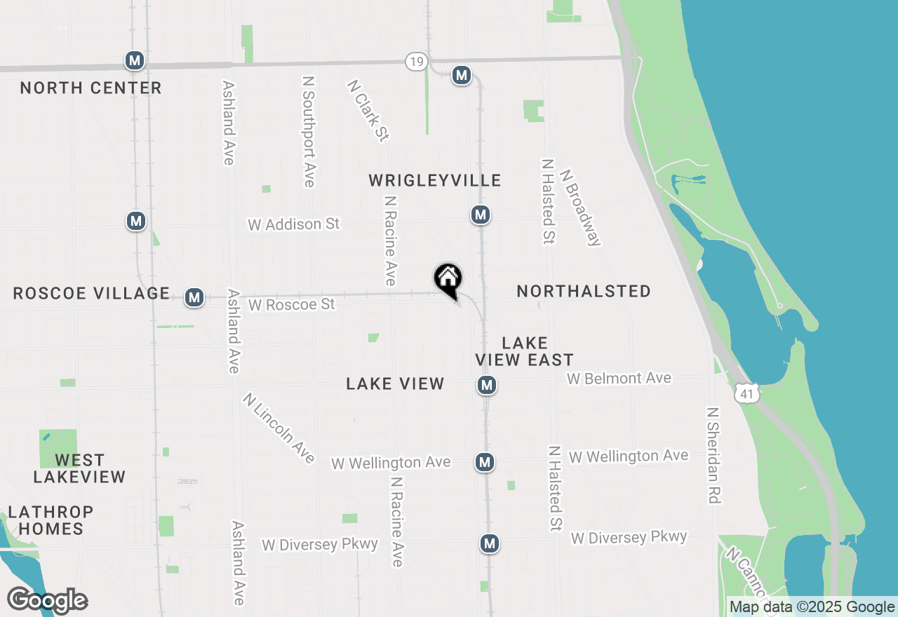 Map of 3350 N Kenmore Avenue #CH2, Chicago, IL 60657