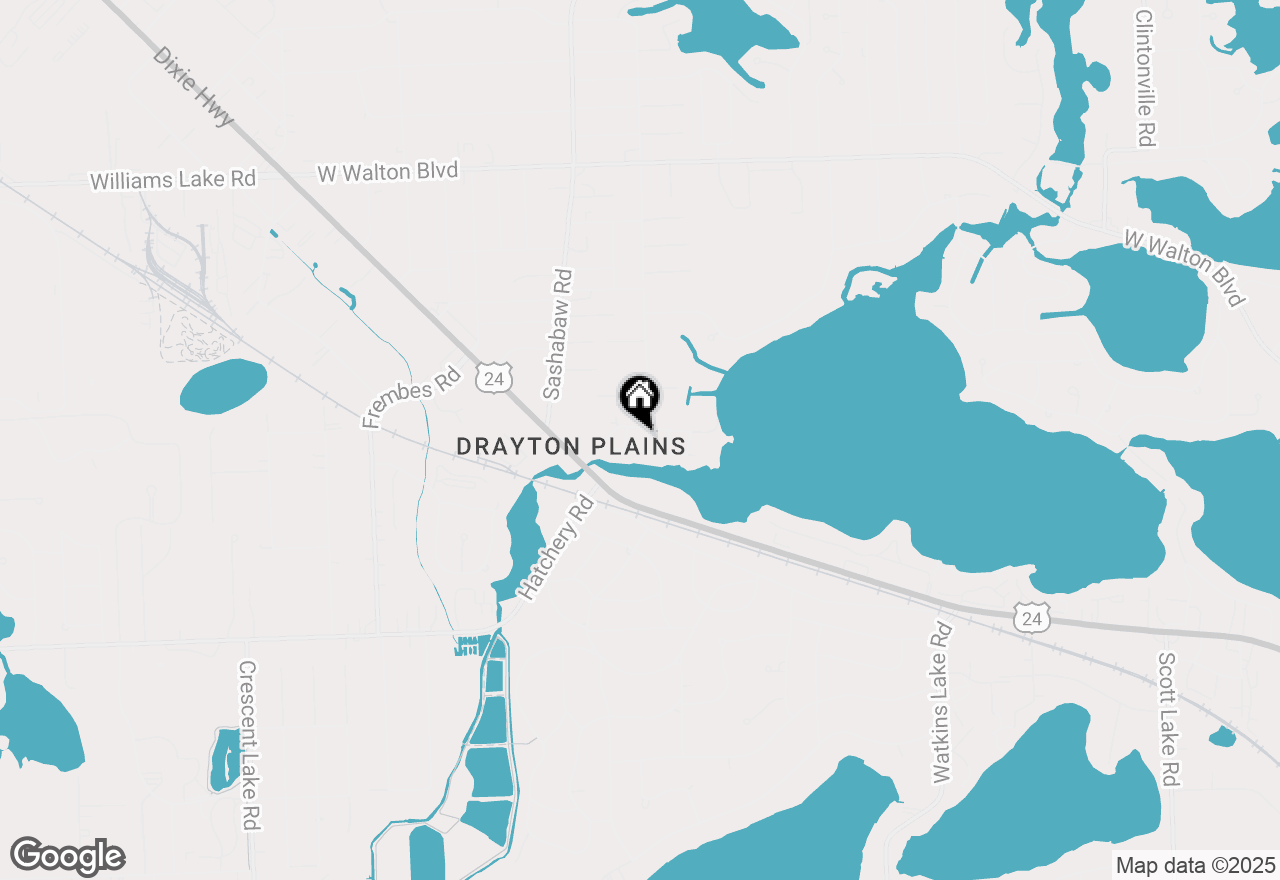 Map of 2925 Seebaldt Avenue, Waterford, MI 48329