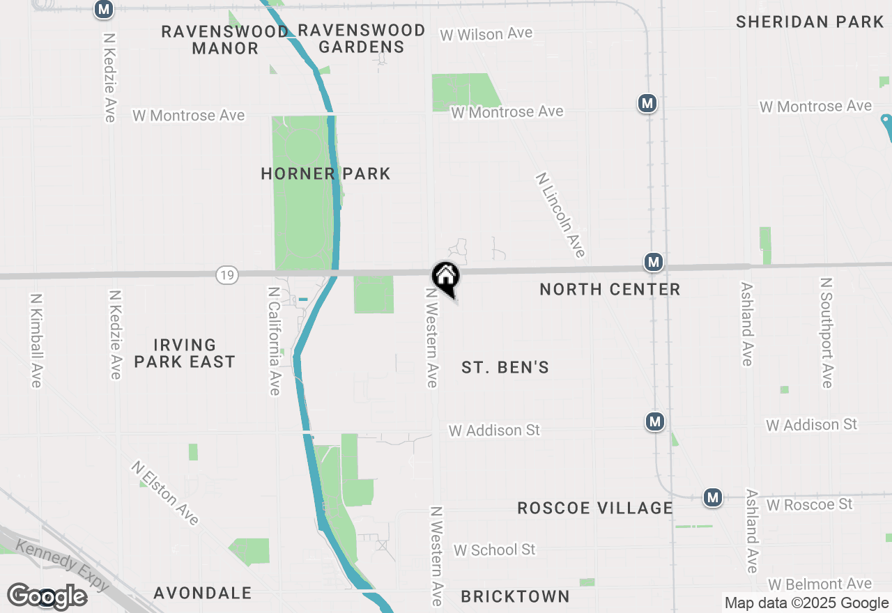 Map of 3900 N Claremont Avenue #201, Chicago, IL 60618