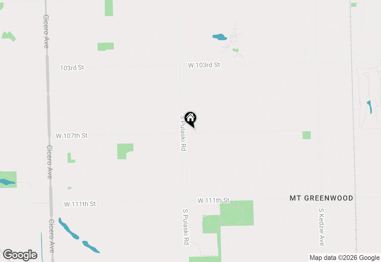 Map of 3936 W 107th Street, Chicago, IL 60655