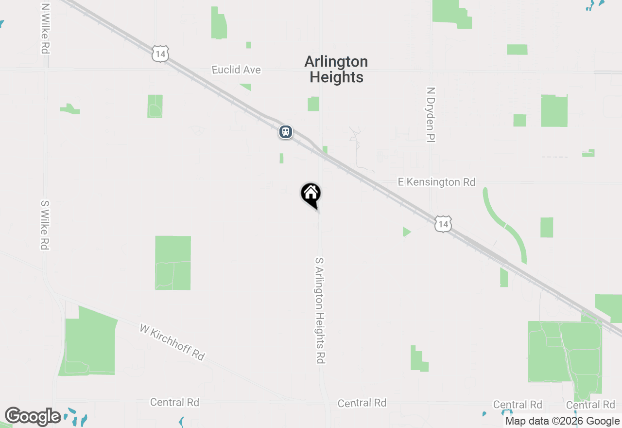 Map of (Address confidential), Arlington Heights, Illinois 60005