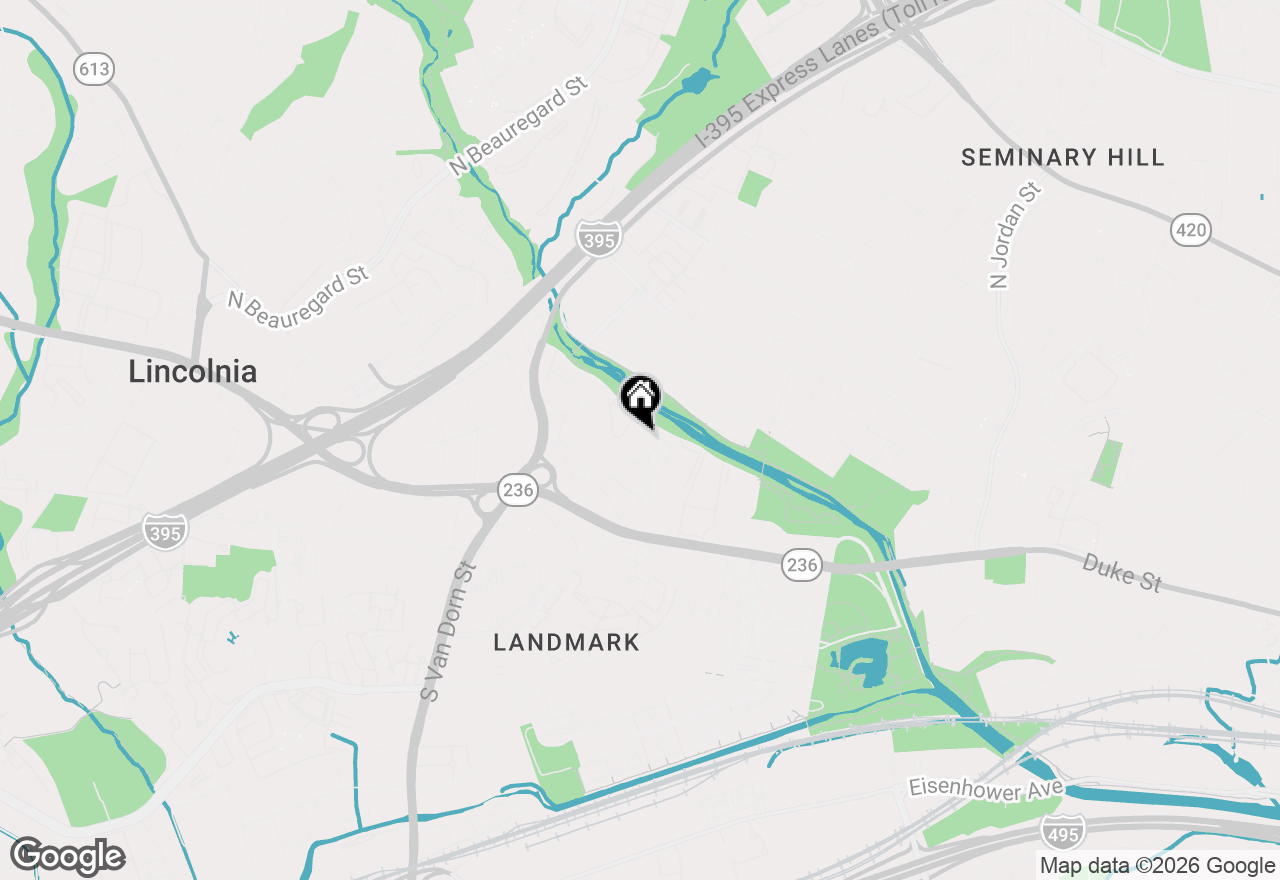 Map of 5340 Holmes Run Parkway #911, Alexandria, VA 22304