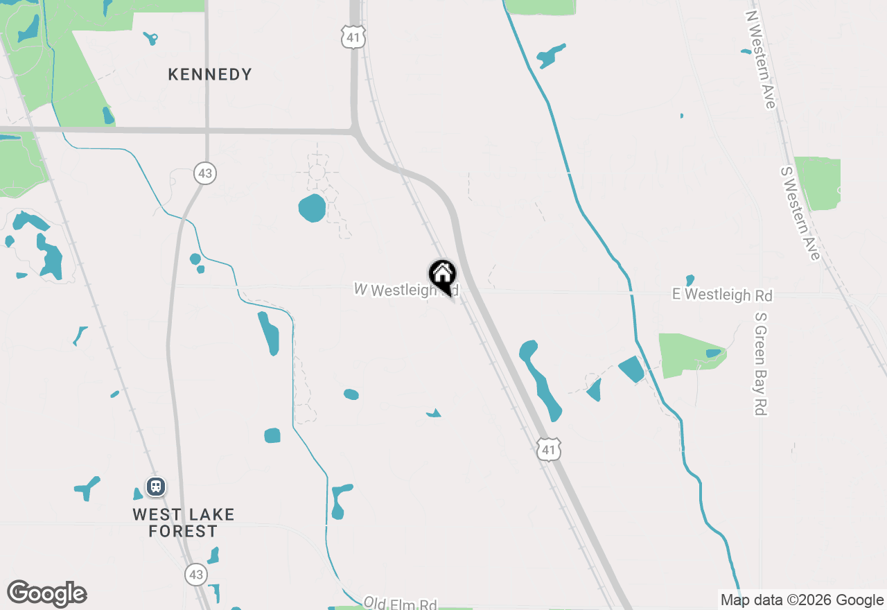 Map of 455 Hunter Lane, Lake Forest, IL 60045