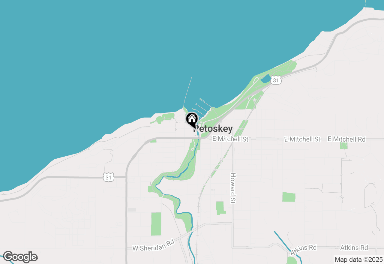 Map of 302 Quaintance Avenue, Petoskey, MI 49770