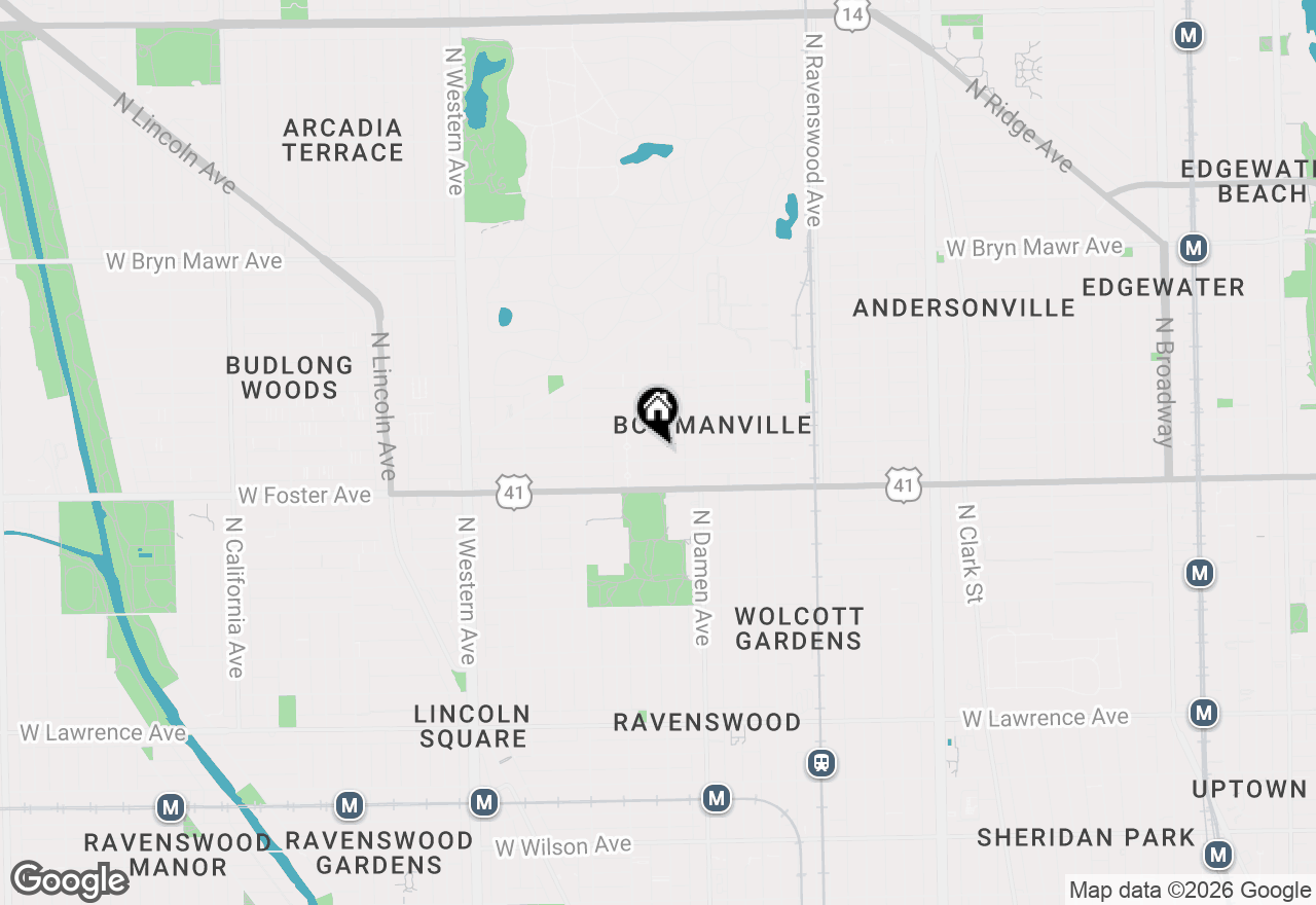 Map of 2044 W Farragut Avenue #3N, Chicago, IL 60625