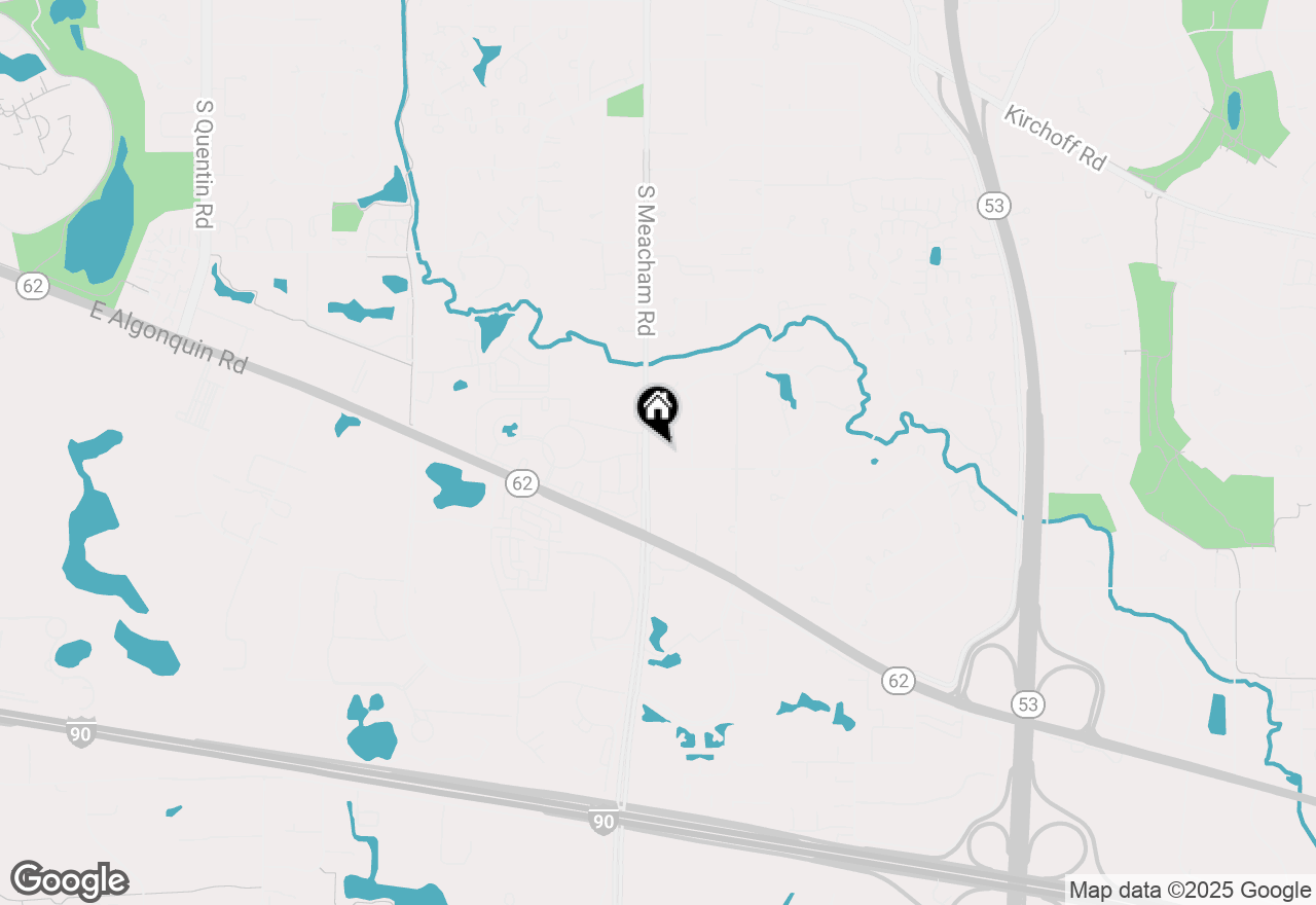 Map of 2145 S Meacham Road, Palatine, IL 60067