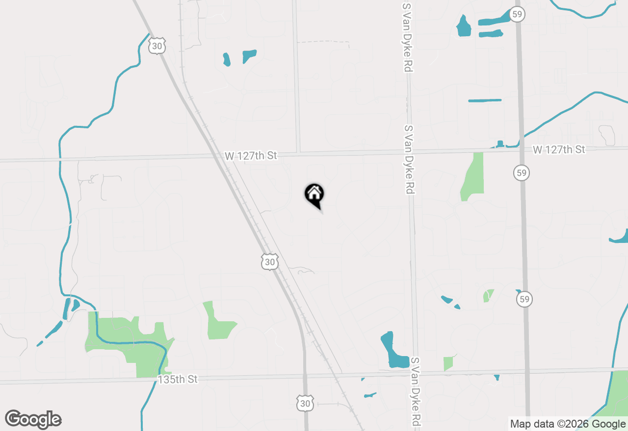 Map of 12946 S Sydney Circle, Plainfield, IL 60585