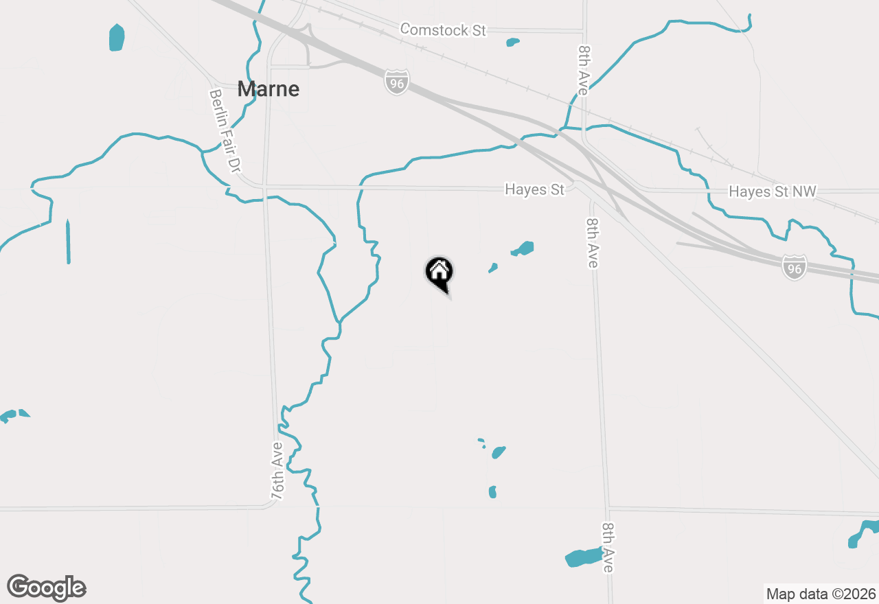 Map of 14096 12th Avenue, Marne, MI 49435