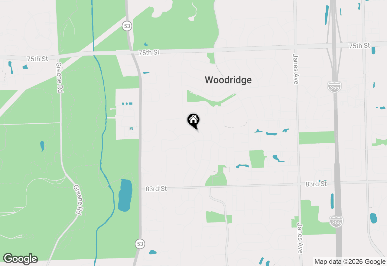 Map of 3008 Scenicwood Lane, Woodridge, IL 60517