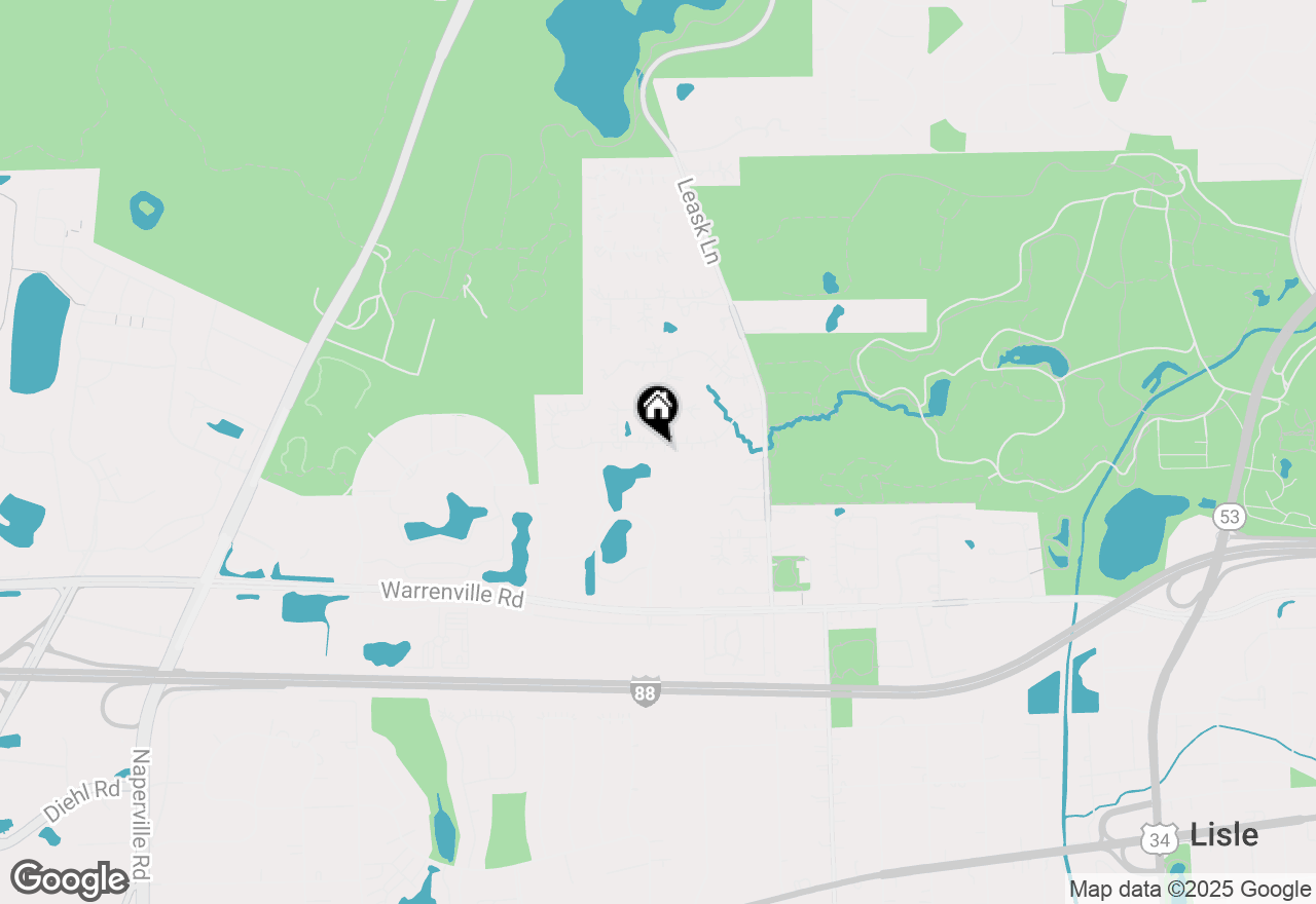 Map of 2255 Pebble Creek Drive, Lisle, IL 60532