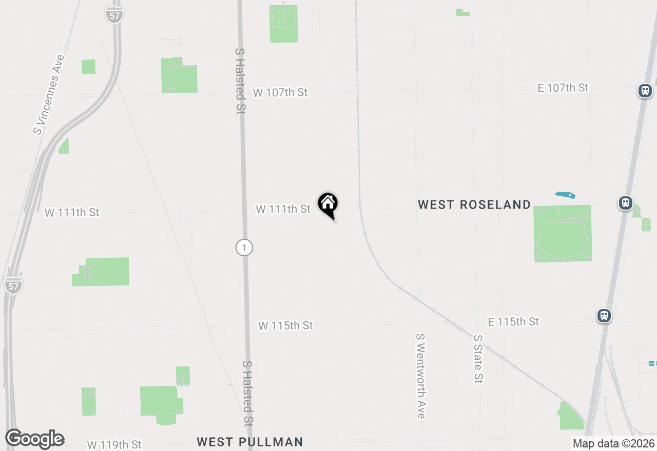 Map of 11134 S Normal Avenue, Chicago, IL 60628