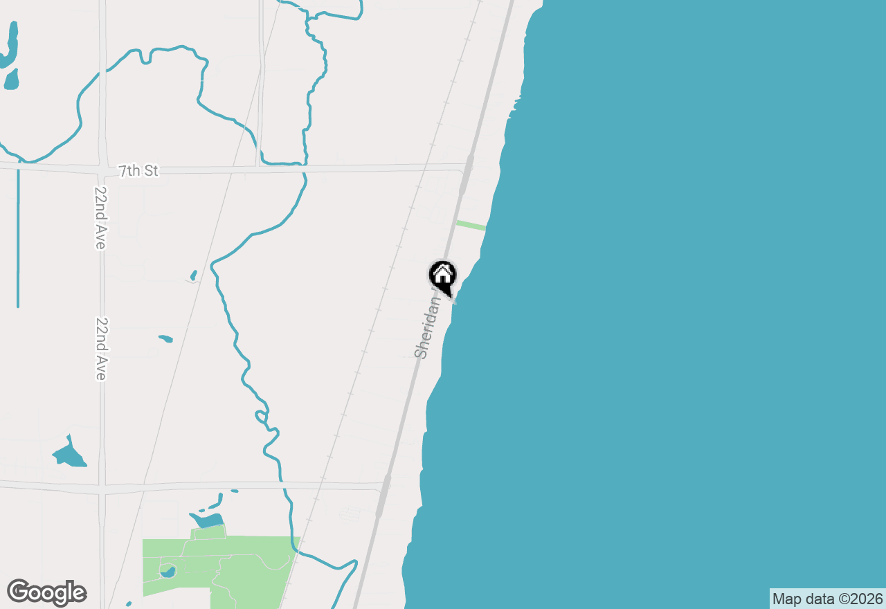 Map of 865 Sheridan Rd, Kenosha, WI 53140
