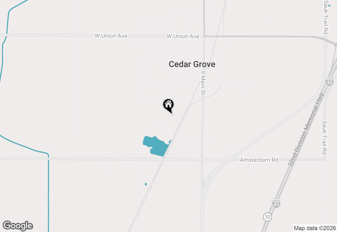 Map of 903 S 2nd St, Cedar Grove, WI 53013