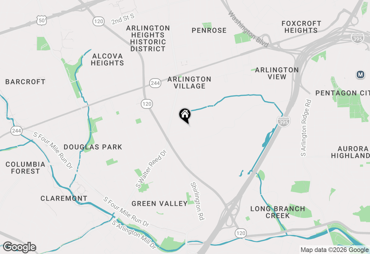 Map of 2905 16th Road S #2905B, Arlington, VA 22204