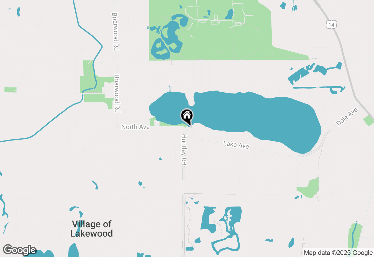 Map of 2140 S Shore Drive, Lakewood, IL 60014