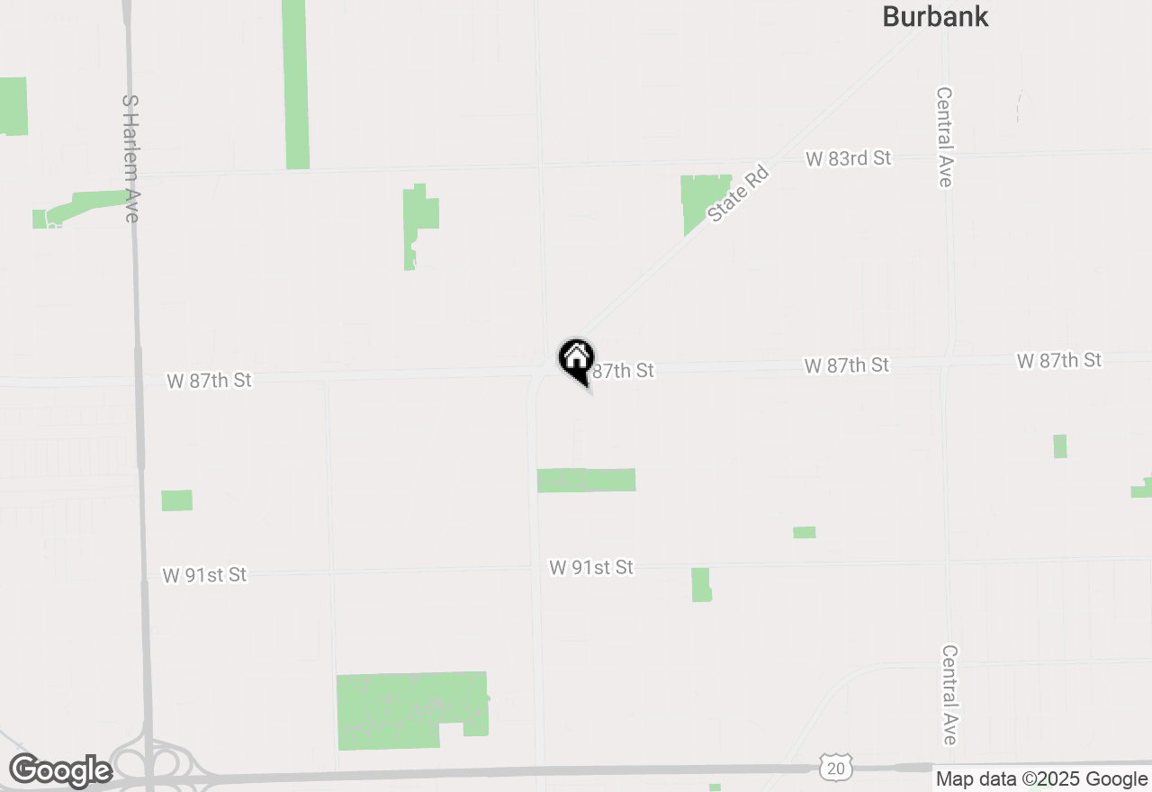 Map of 8720 Mobile Avenue #A, Oak Lawn, IL 60453