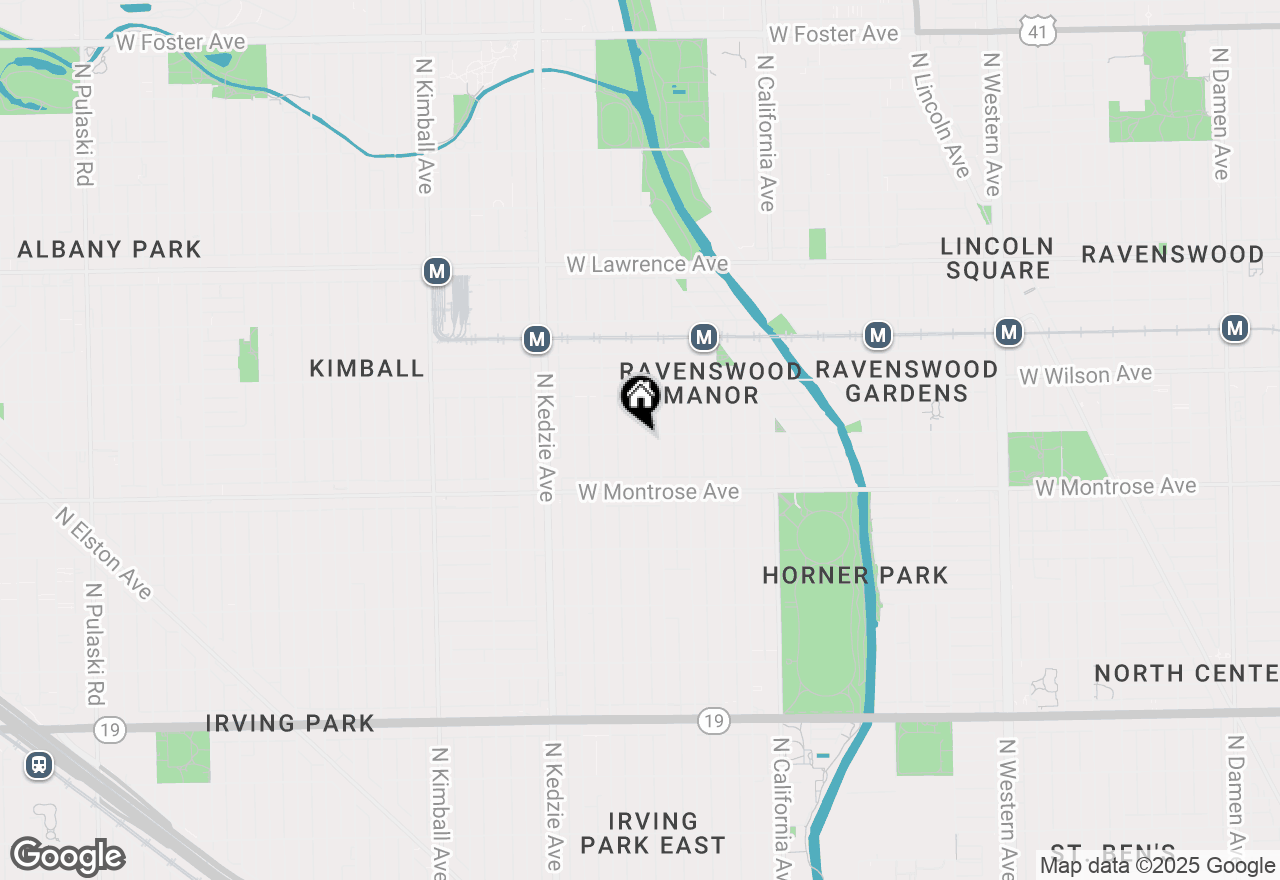 Map of 3021 W Sunnyside Avenue #1, Chicago, IL 60625