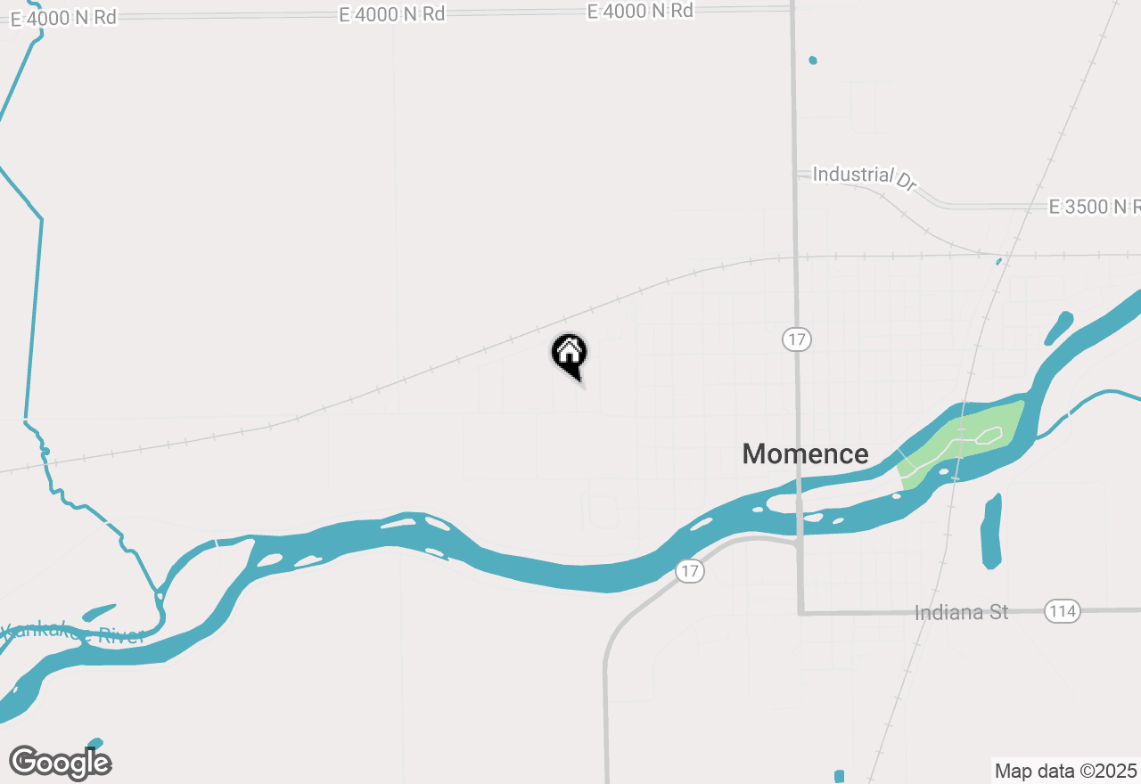 Map of 209 Sycamore Street, Momence, IL 60954