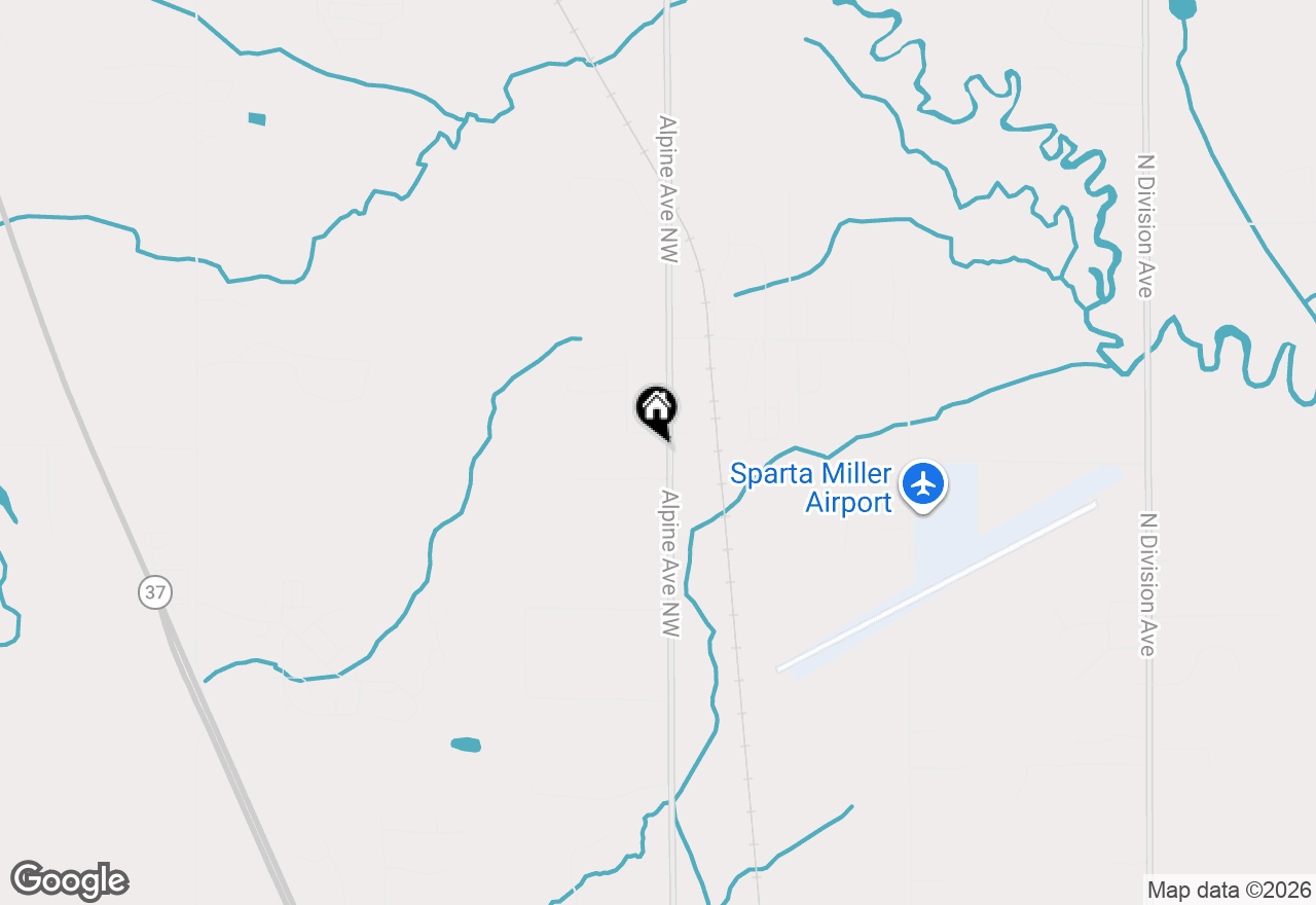 Map of 9211 Alpine Avenue Nw, Sparta, MI 49345