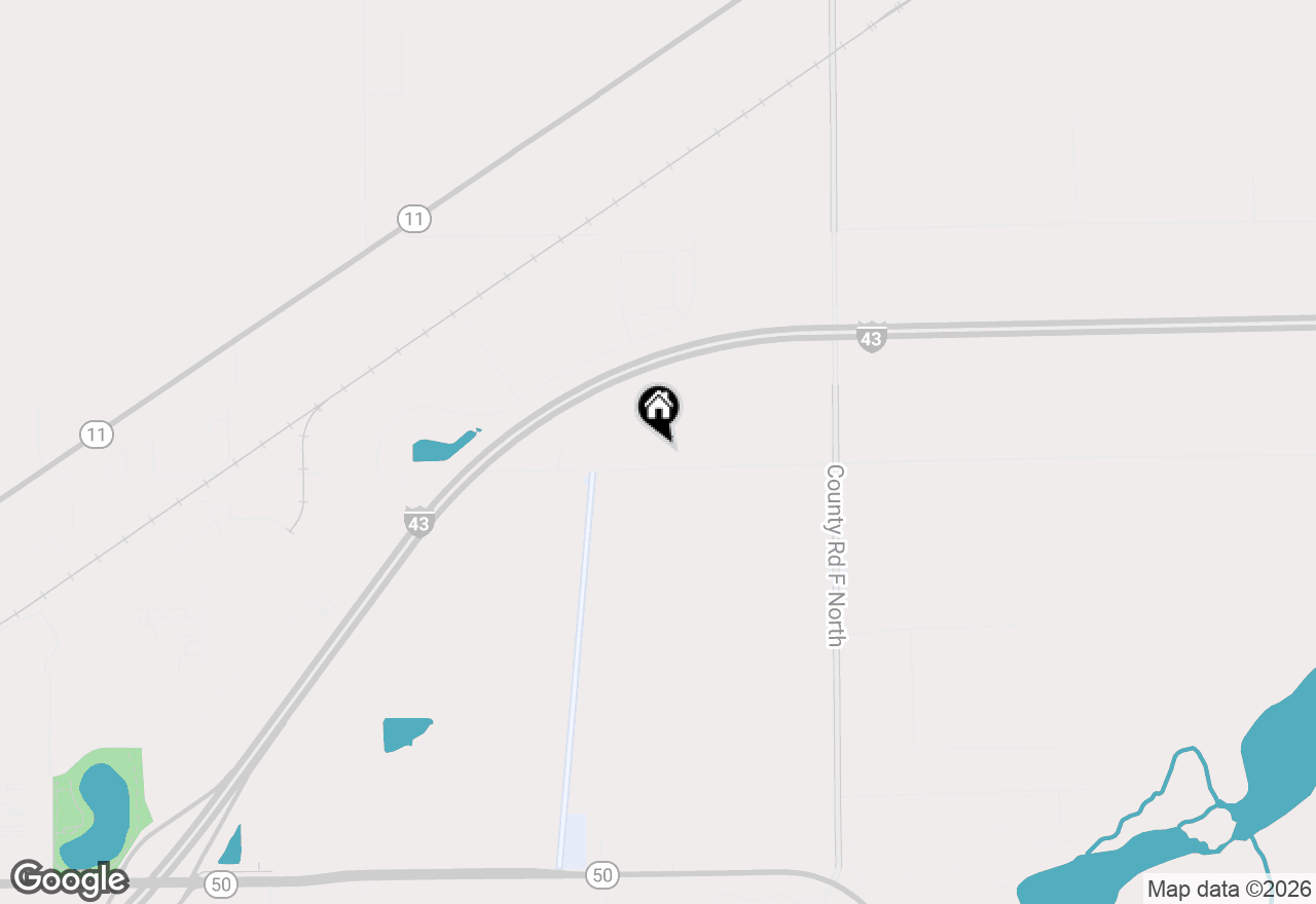 Map of 2453 Mound Rd #A, Delavan, WI 53115