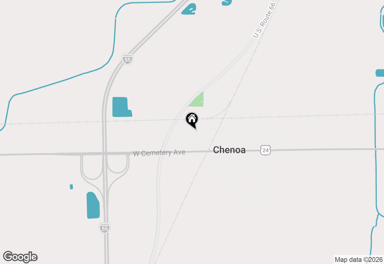 Map of 403 W Owsley Street, Chenoa, IL 61726