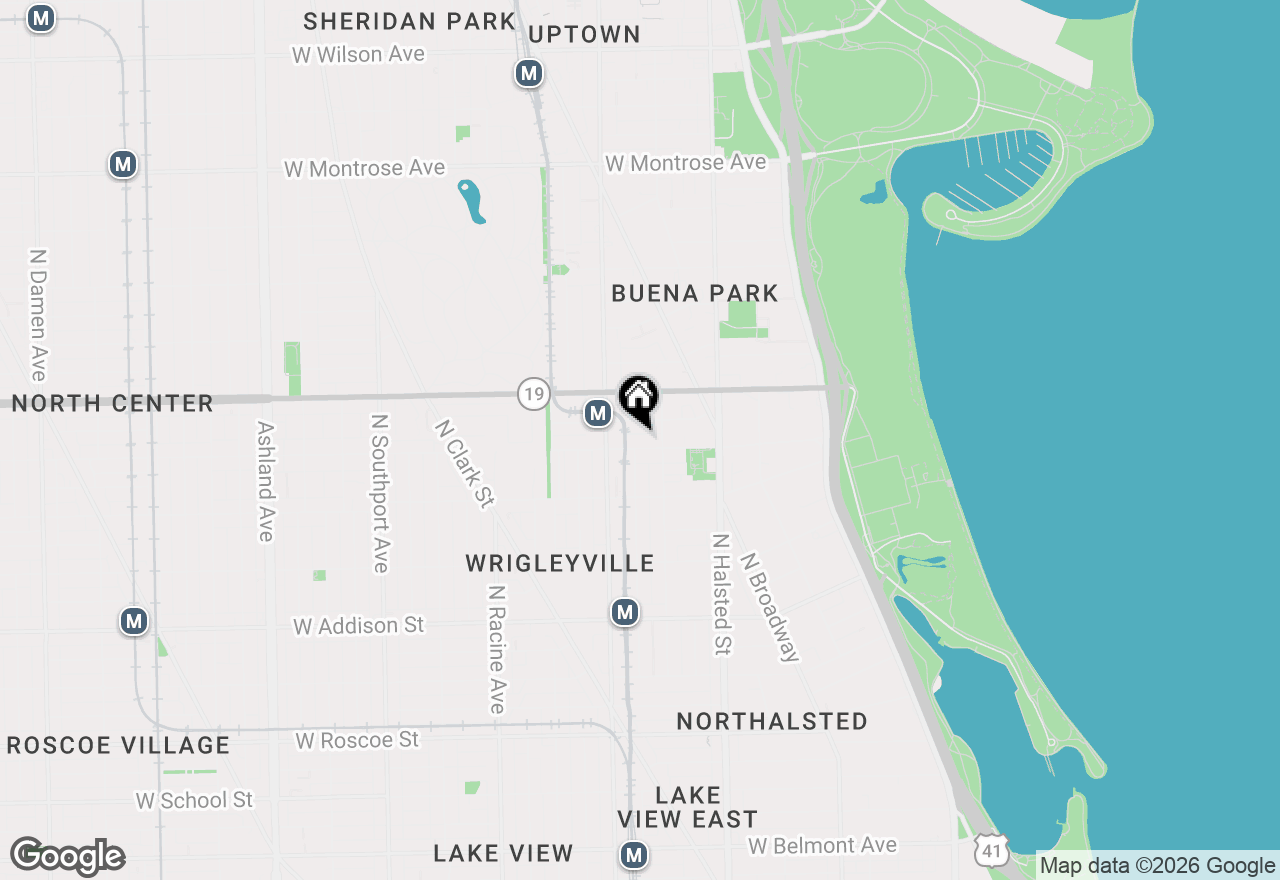 Map of 920 W Sheridan Road #308, Chicago, IL 60613