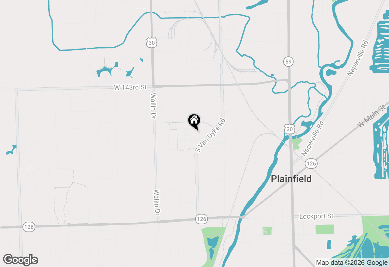 Map of 24534 George Washington Drive, Plainfield, IL 60544