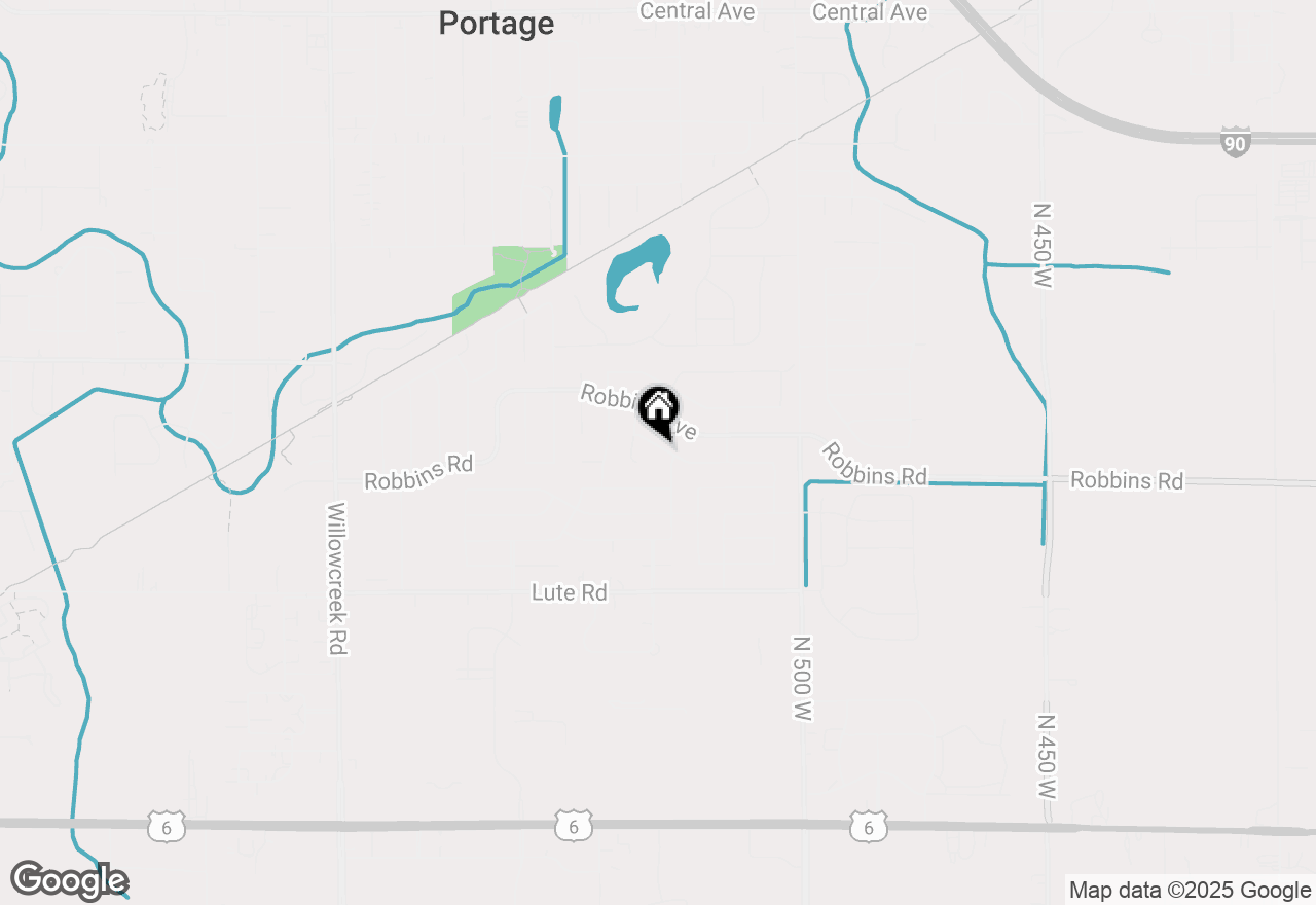 Map of 6355 Meadowridge, Portage, IN 46368