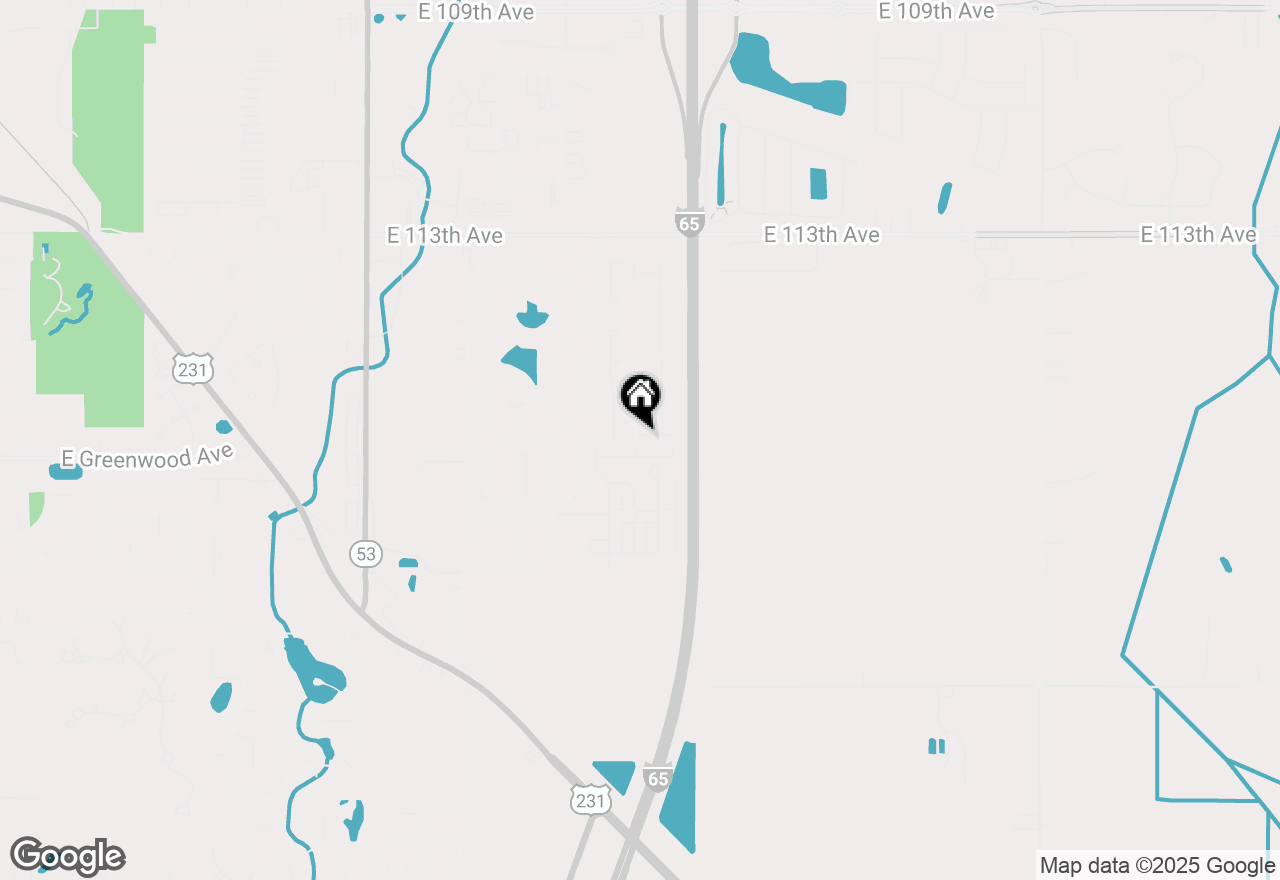 Map of 1008 E 117th Place, Crown Point, IN 46307