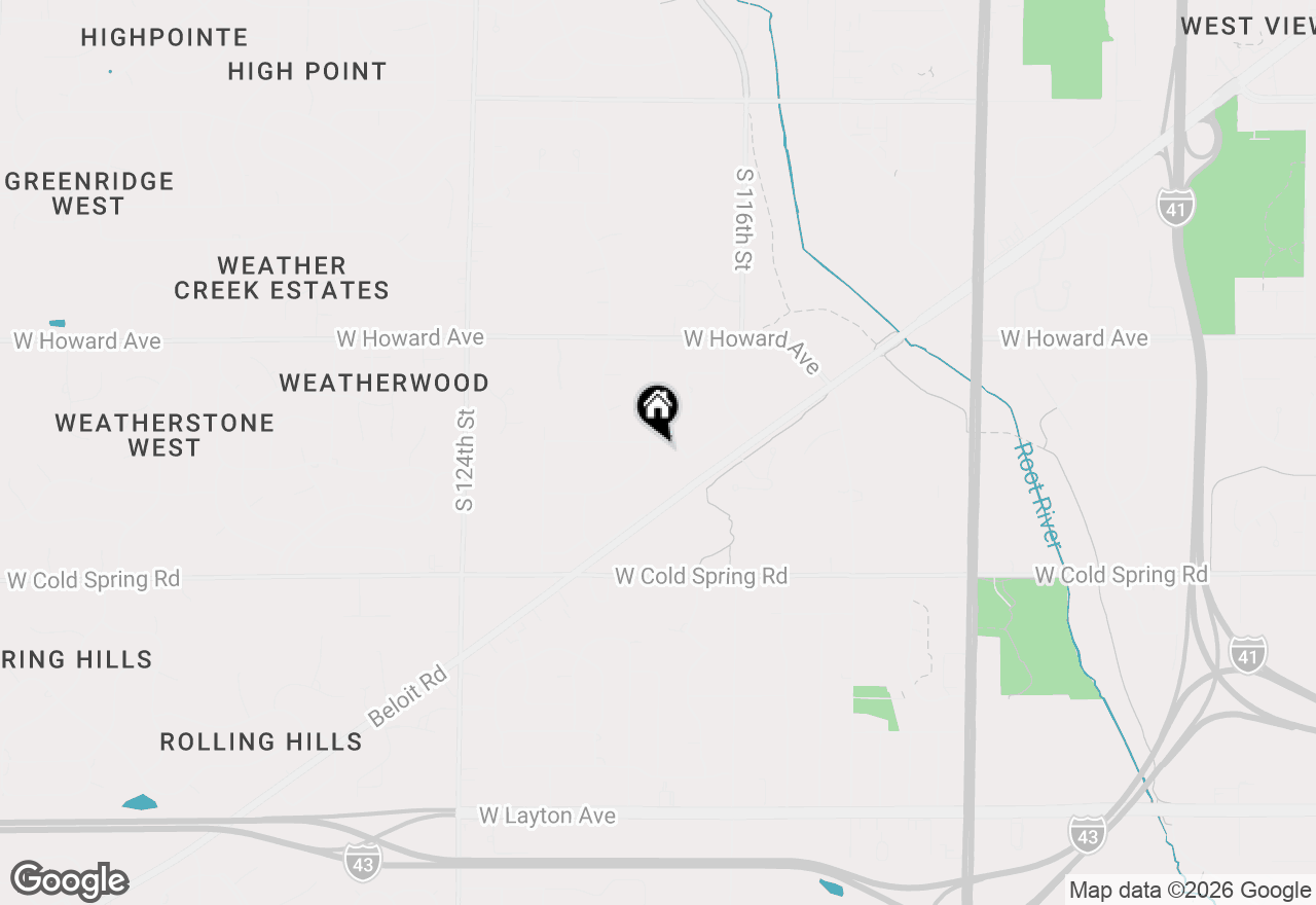 Map of 4100 S 119th St, Greenfield, WI 53228