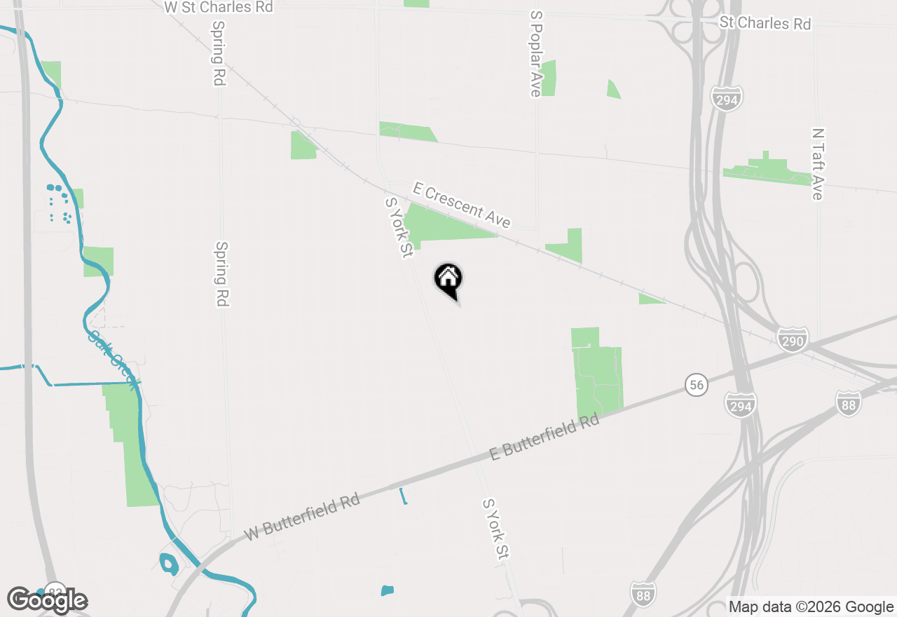Map of 189 E Madison Street, Elmhurst, IL 60126