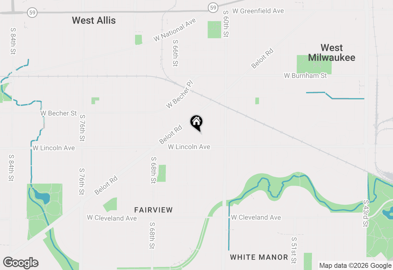 Map of 2227 S 63rd St, West Allis, WI 53219