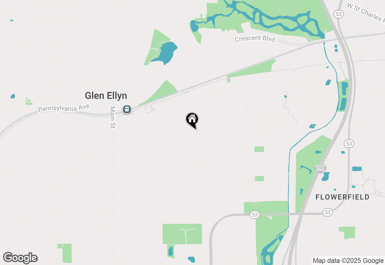 Map of 397 Taylor Avenue, Glen Ellyn, IL 60137