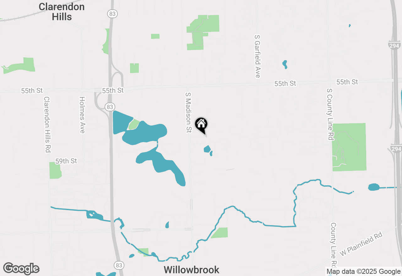 Map of 420 58th Place, Hinsdale, IL 60521